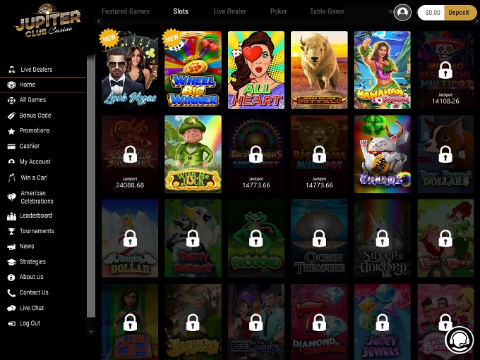 Jupiter Club Online Casino Review