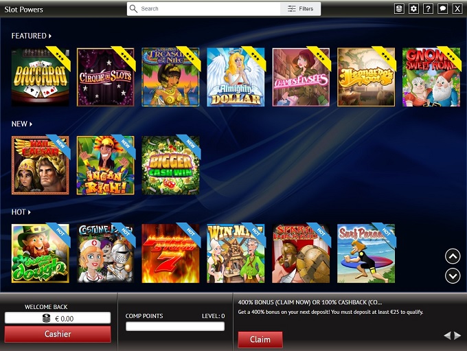 Slot Powers Online Casino Review