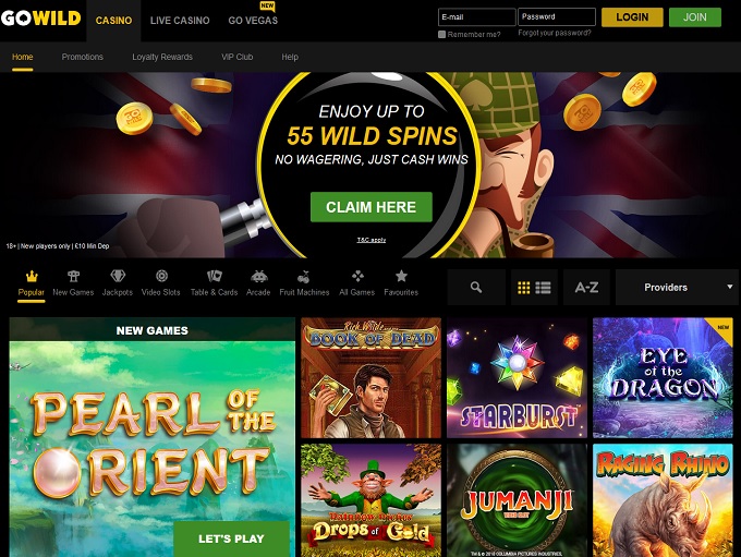 Go Wild Online Casino