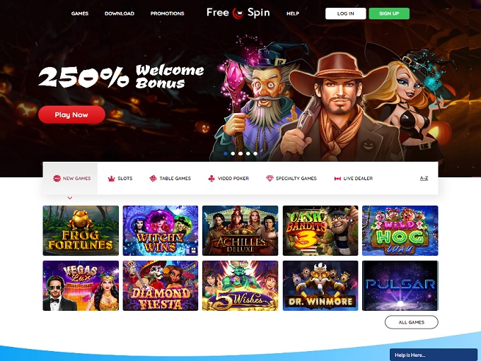 Casino free spin slot games