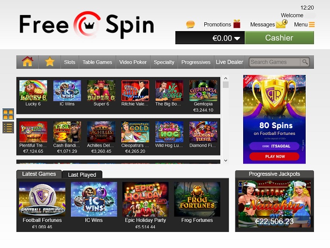 free spin casino online