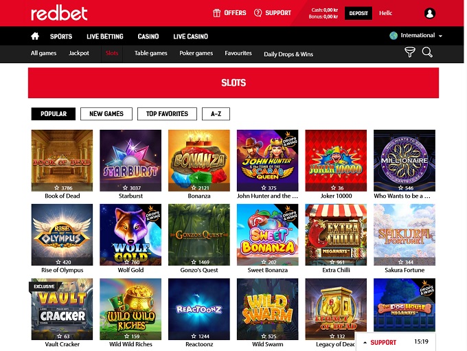 Redbet Casino Online Casino Review