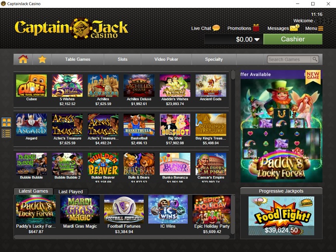 captain jack online casino no deposit