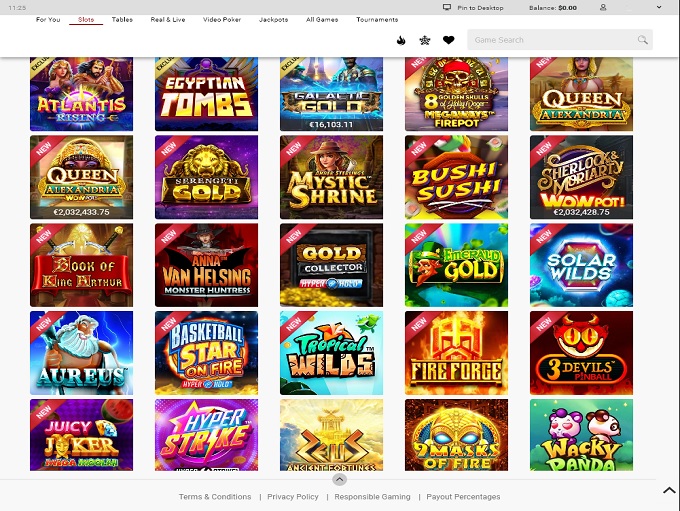 online casino jackpot list