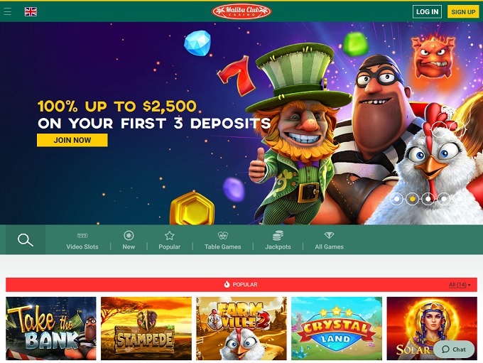 Malibu club online casino