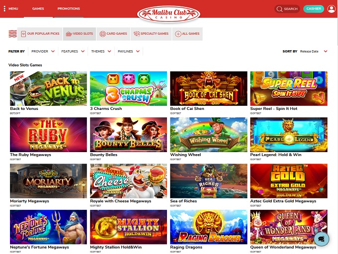 Malibu Club Casino Online Casino Review