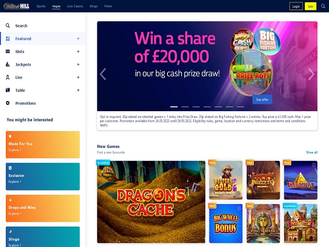 William Hill Casino Online Casino Review