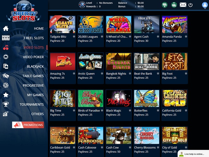 Liberty Slots Casino Online Casino Review