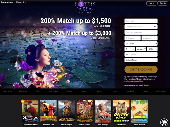 lotus asia casino review
