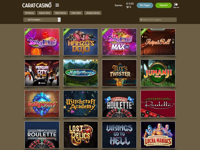 Carat Casino No Deposit Bonus