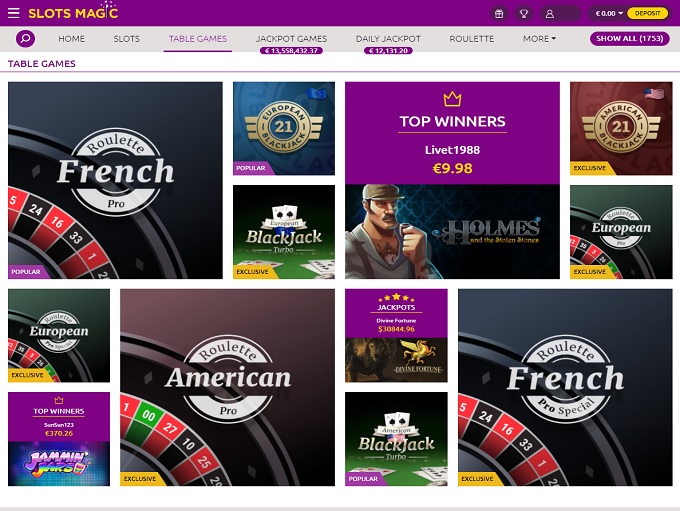Slots Magic Online Casino Review
