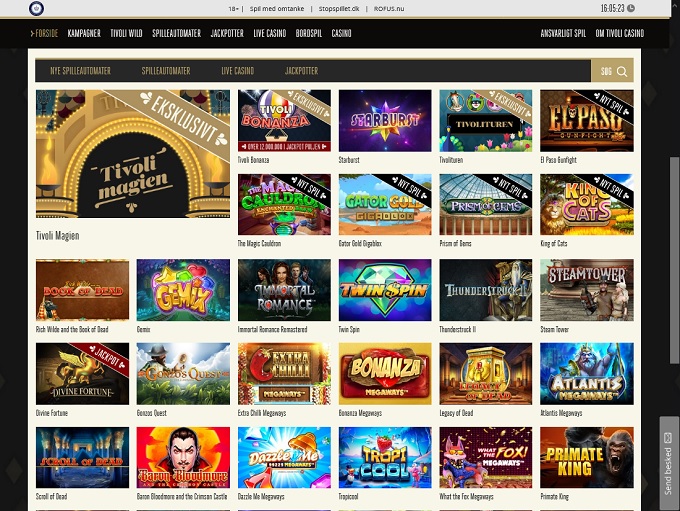 TivoliCasino.dk Online Casino Review