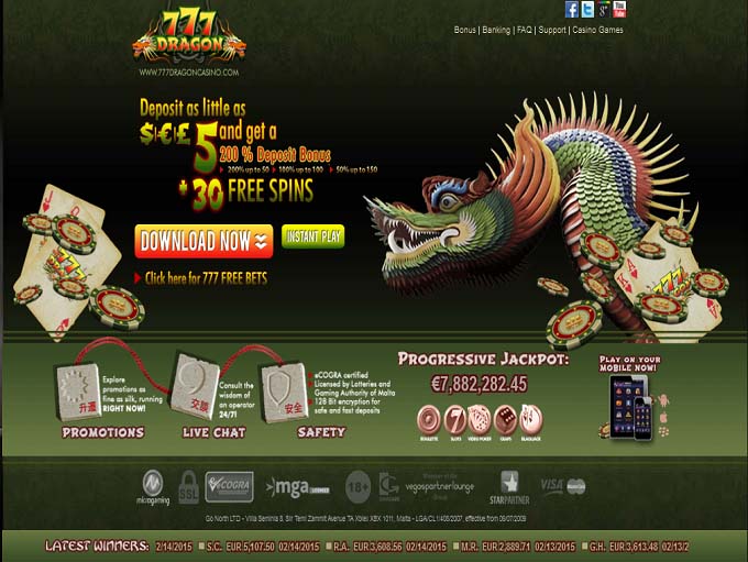 777 Dragon Casino Online Casino Review