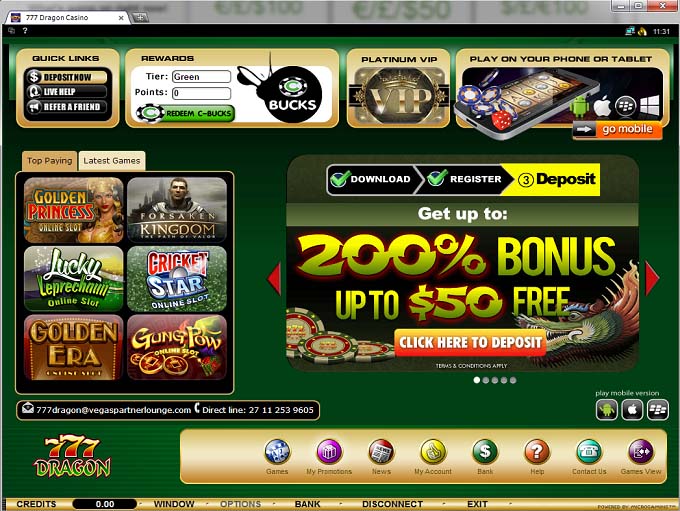 Green Dragon Casino Online