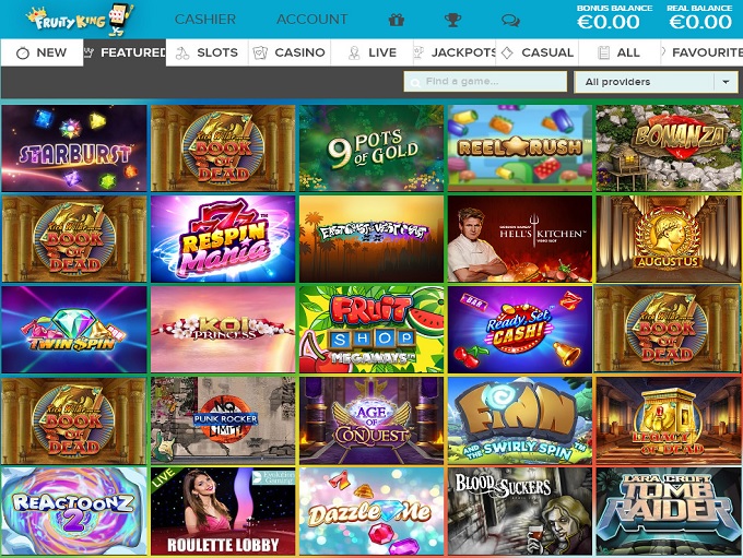 Fruity King Online Casino Review