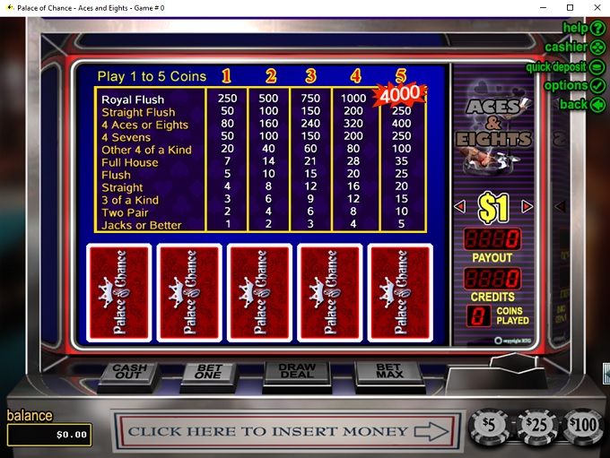 Palace Of Chance Casino Review