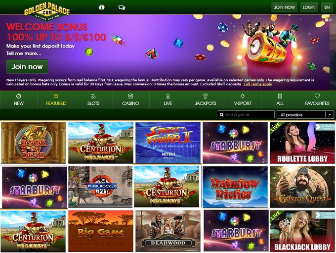 Golden Palace Online Casino Download