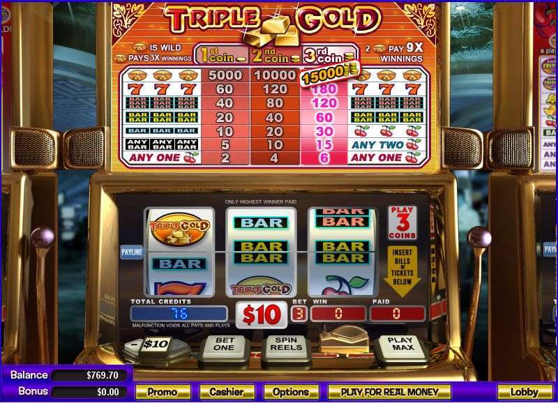 Triple Gold by Wager Gaming