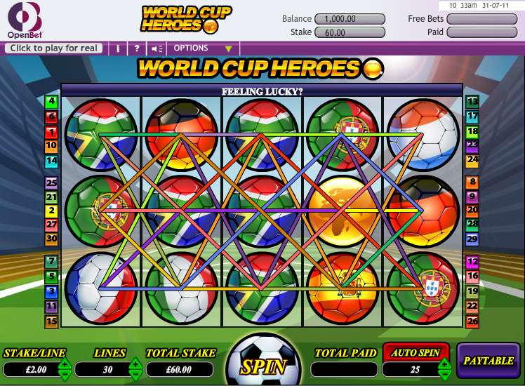 World Cup Heroes by OpenBet