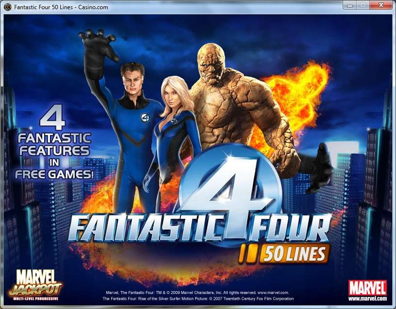 Fantastic Four - 50 Lines by Playtech