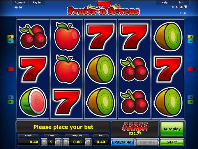 Игровой автомат fruits and sevens novomatic как работают игровые автоматы