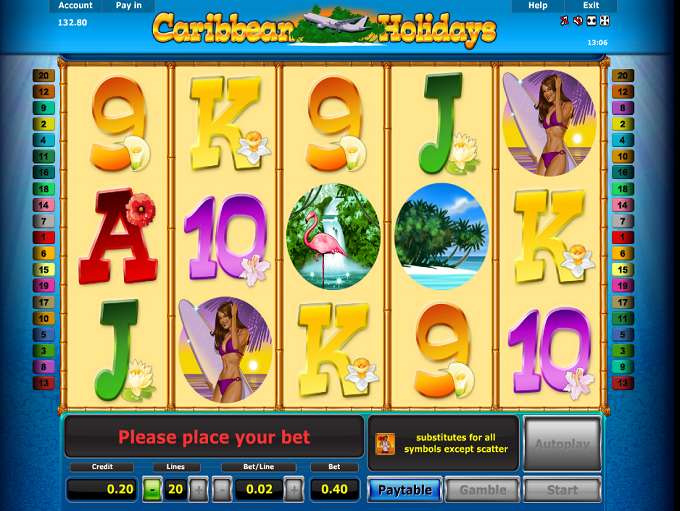 slot machines online caribbean holidays