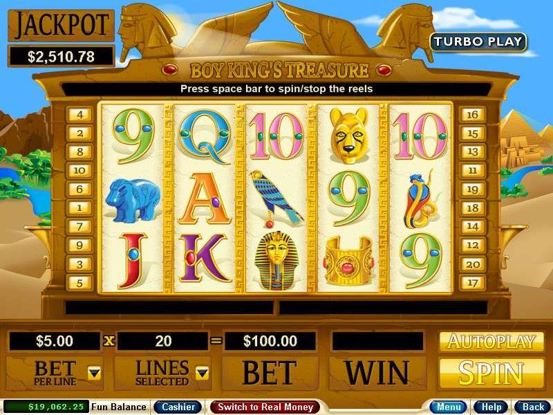 Boy King's Treasure by Real Time Gaming