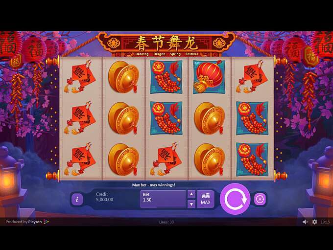 Dancing Dragon Spring Festival Slot Machine