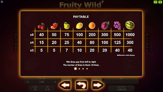 Fruity Wild by Booongo