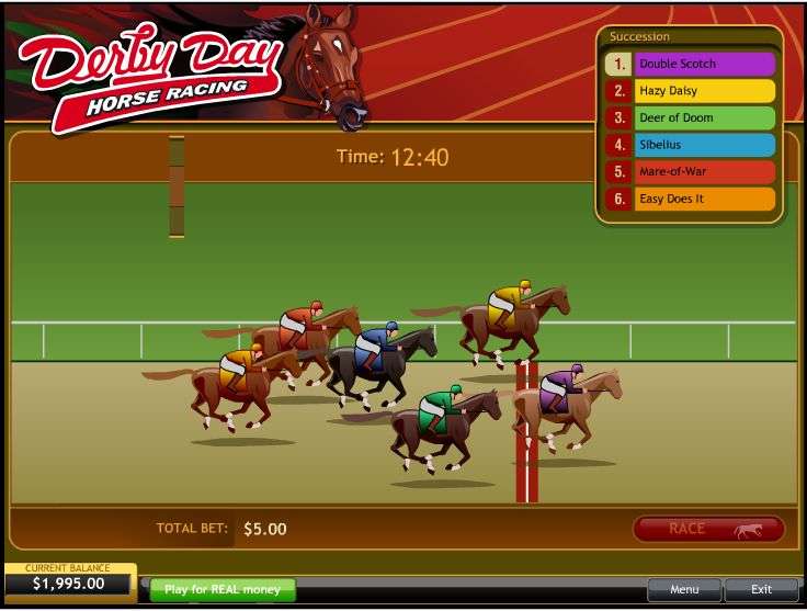 Derby Day Horse Racing by Playtech
