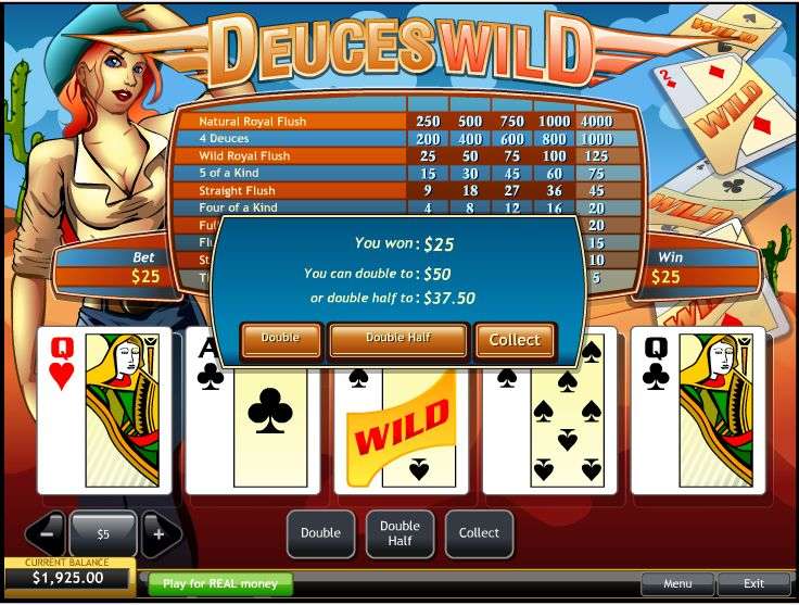 Deuces Wild Video Poker by Playtech