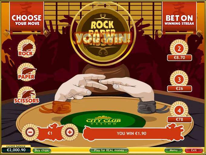 Rock Paper Scissors by Playtech