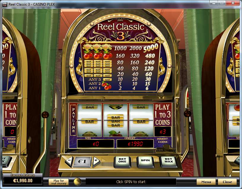 Casino.com Classic Movie Slot by Playtech