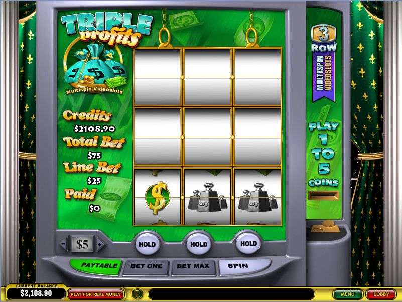 Triple Profits Multi-Spin Slot by Playtech