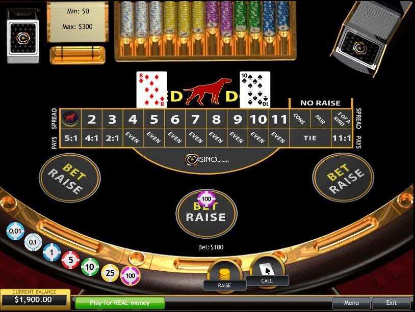 red dog casino bonus funds