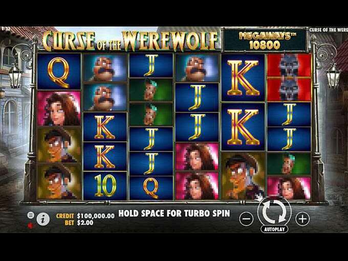 Play Curse Of The Werewolf Megaways Video Slot from Pragmatic Play for Free