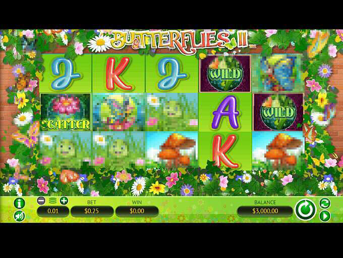 Play Butterflies ii Video Slot from Wager Gaming for Free