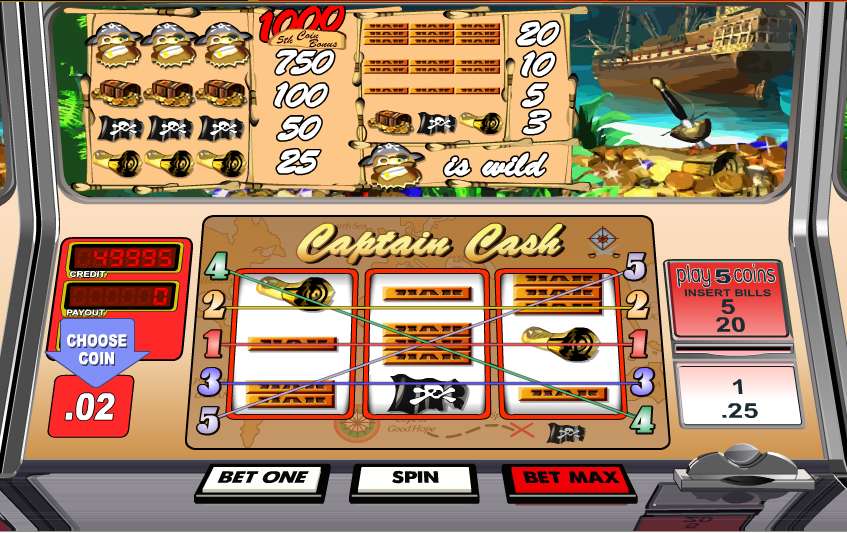 Captain Cash by BetSoft