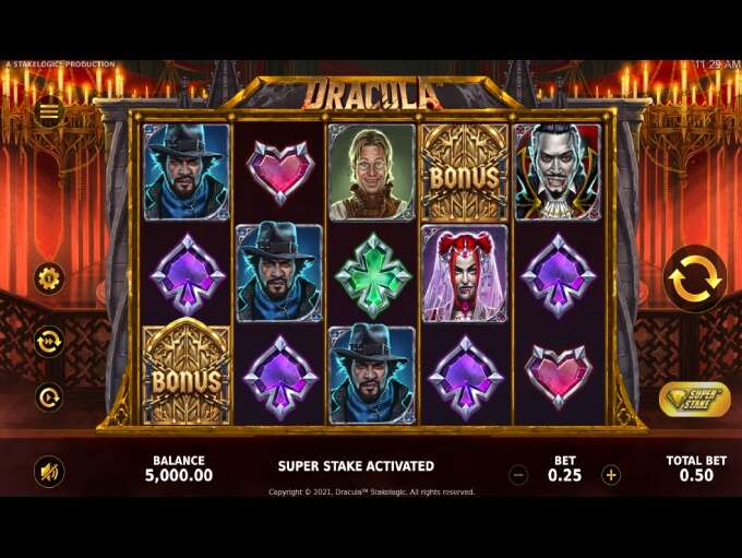 Onze Dracula (NetEnt) review met focus op Dracula Sloti Bonuses