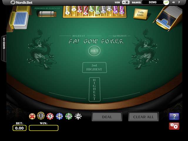 Free Pai Gow Poker No Download