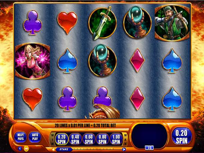 Play Dragon's Inferno Video Slot from WMS for Free