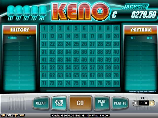 Bonus Keno by NetEntertainment
