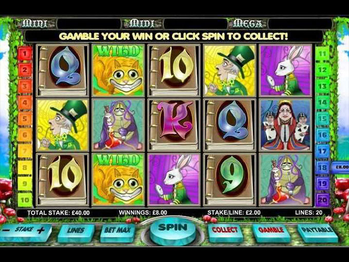 Alice In Wonderland by OpenBet
