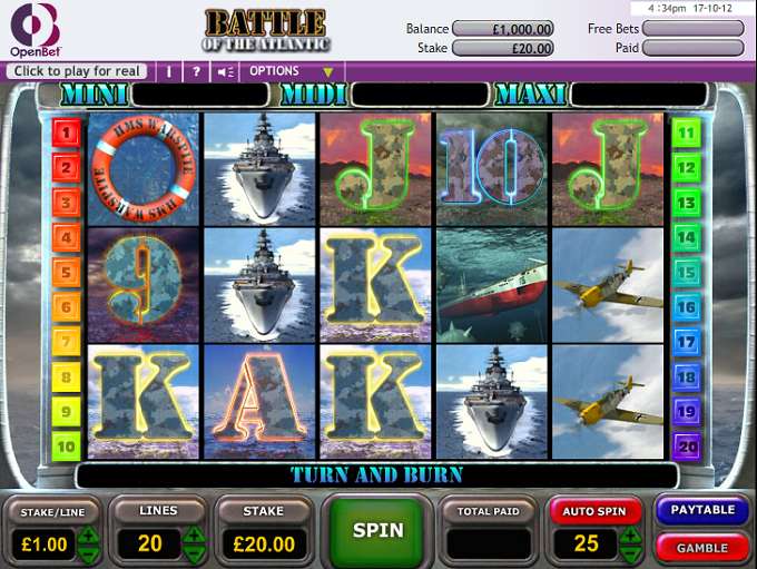 Battle of the Atlantic by OpenBet