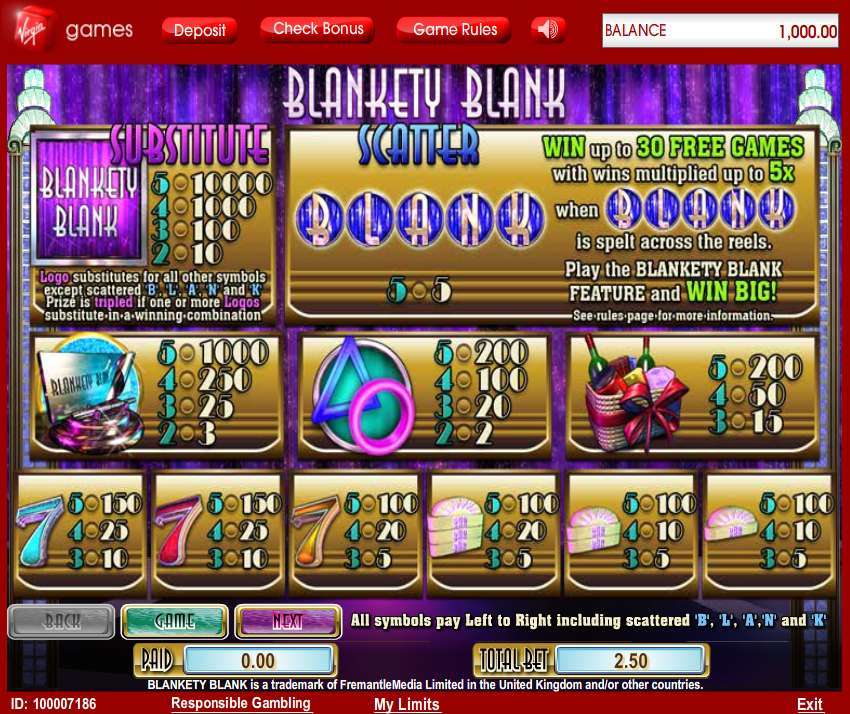 Blankety Blank by OpenBet