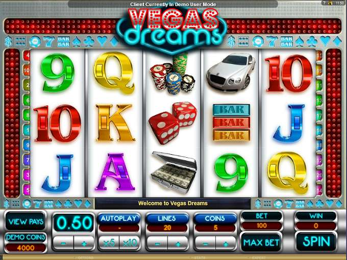 Vegas Dreams by Big Time Gaming