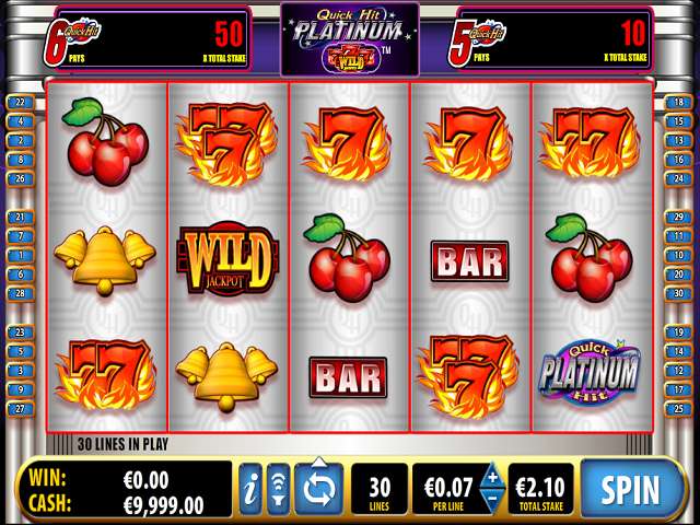 Play quick hit platinum slots free games