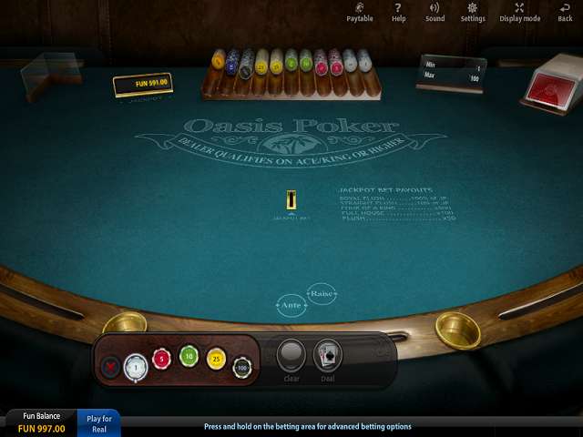 Oasis Poker by Viaden