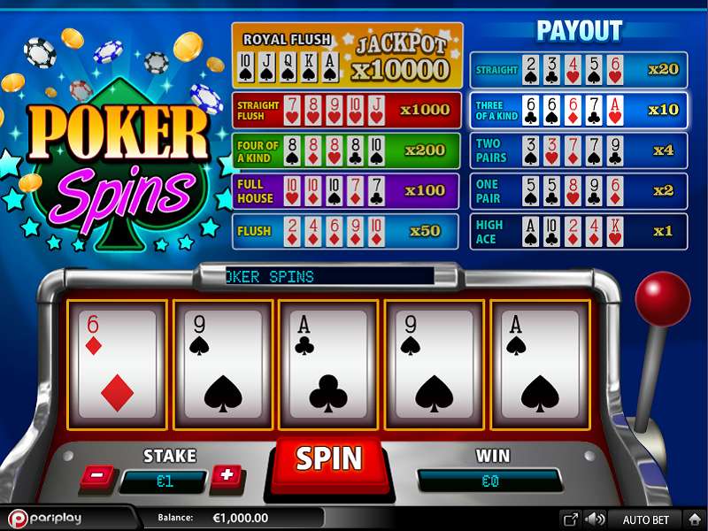 Poker Spins by Wizard Games