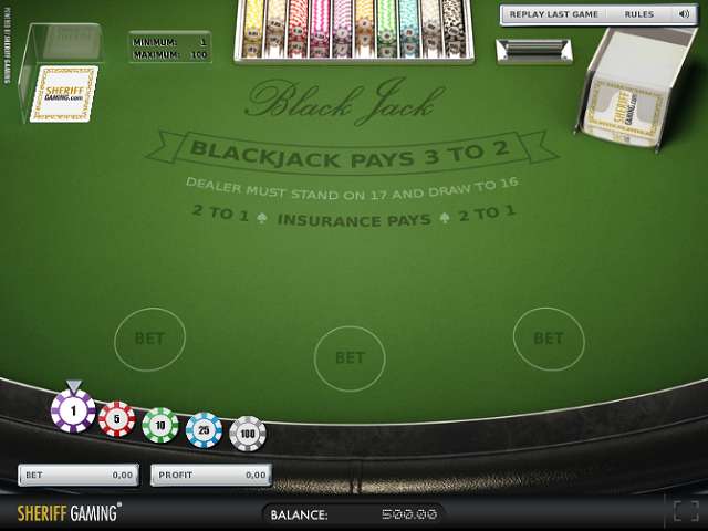 Blackjack US by Stakelogic